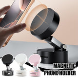 Foldable Magnetic Vacuum Car Phone Holder Foldable Suction Cup With Suction Cup Hands-Free Navigation For Smart Phone