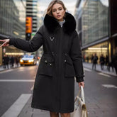 Parka Women's Overknee Long Cotton Coat Jacket Trench Coat My Store