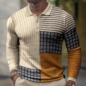 Men's 3D Printing Casual Retro Long Sleeve Top My Store