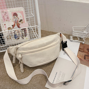 Korean Preppy Style Casual Crossbody Shoulder Bag Striped Minimalist Ins My Store