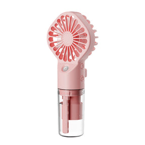 Strong Power Spray Humidification Small Mist Fan Humidification Usb Charging Portable Fan Icy And Refreshing Fan Water Supplement My Store