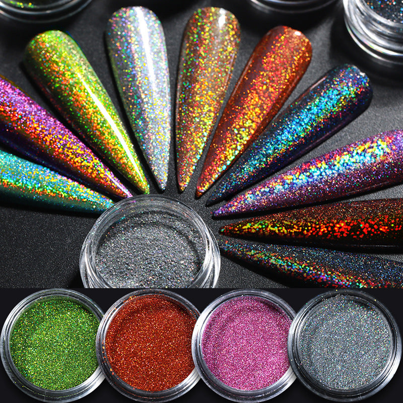 Aurora Magic Nail Powder Nail Glitter My Store