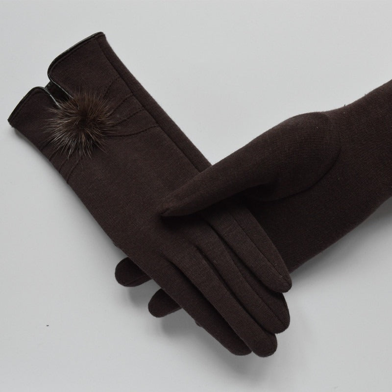 Women's Winter Warm Spun Velvet Gloves My Store