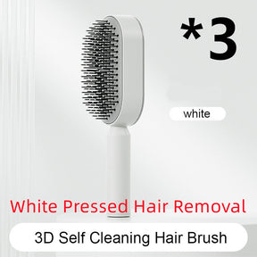 Self Cleaning Hair Brush For Women One-key Cleaning Hair Loss Airbag Massage Scalp Comb Anti-Static Hairbrush My Store