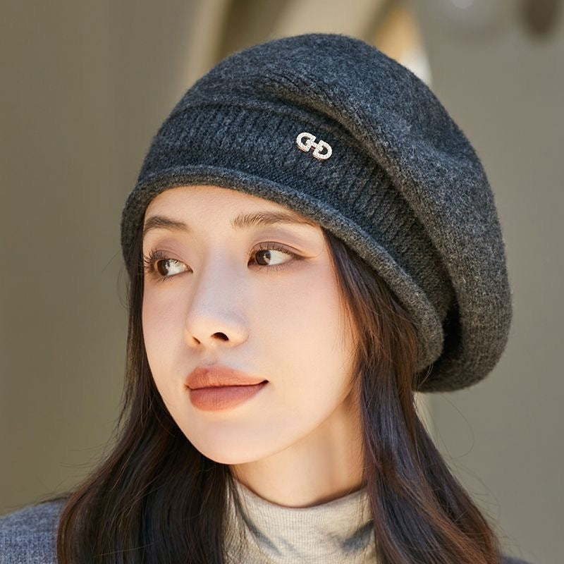 Women's Autumn And Winter Fashionable All-match Wool Knitted Hat My Store