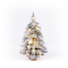 Christmas Small Flocking Tree Mini Christmas Tree My Store