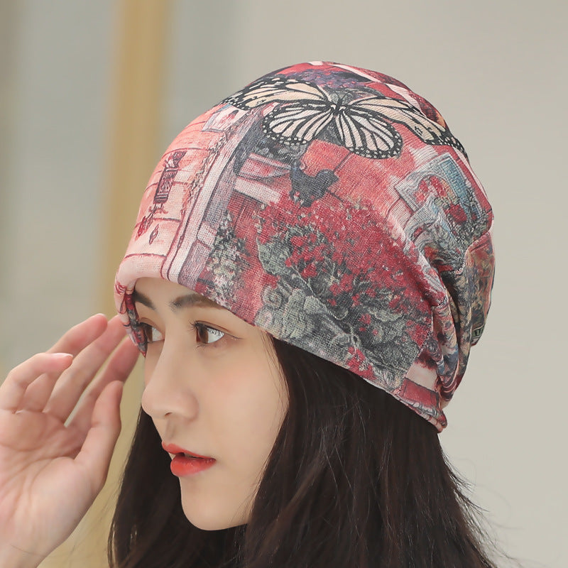 Baotou Silk Scarf Thin Air Conditioning Hat After Chemotherapy My Store