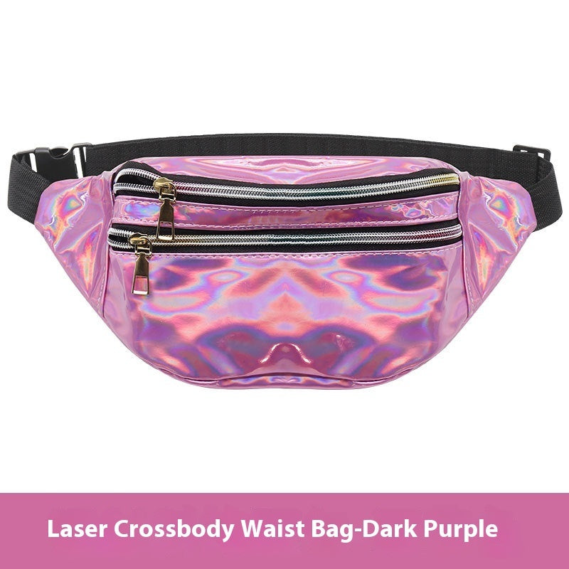 Outdoor Men's And Women's Waist Pack Sports Fitness 7 Color Laser My Store