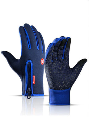 Winter Gloves Touch Screen Riding Motorcycle Sliding Waterproof Sports Gloves With Fleece My Store