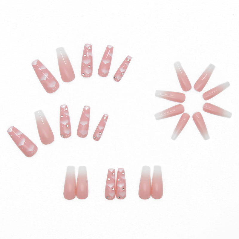 Women's Detachable Long Ballerina Nail Stickers My Store