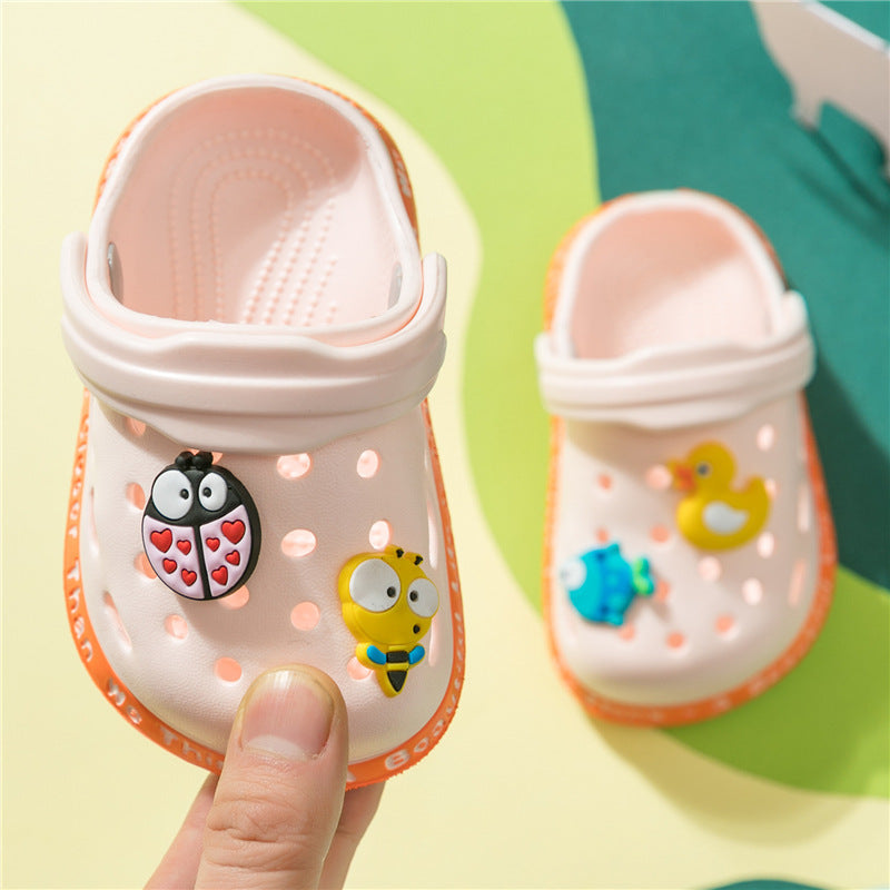 Children's Slippers Summer Boys Baby Sandals And Slippers Girls Hole Shoe My Store