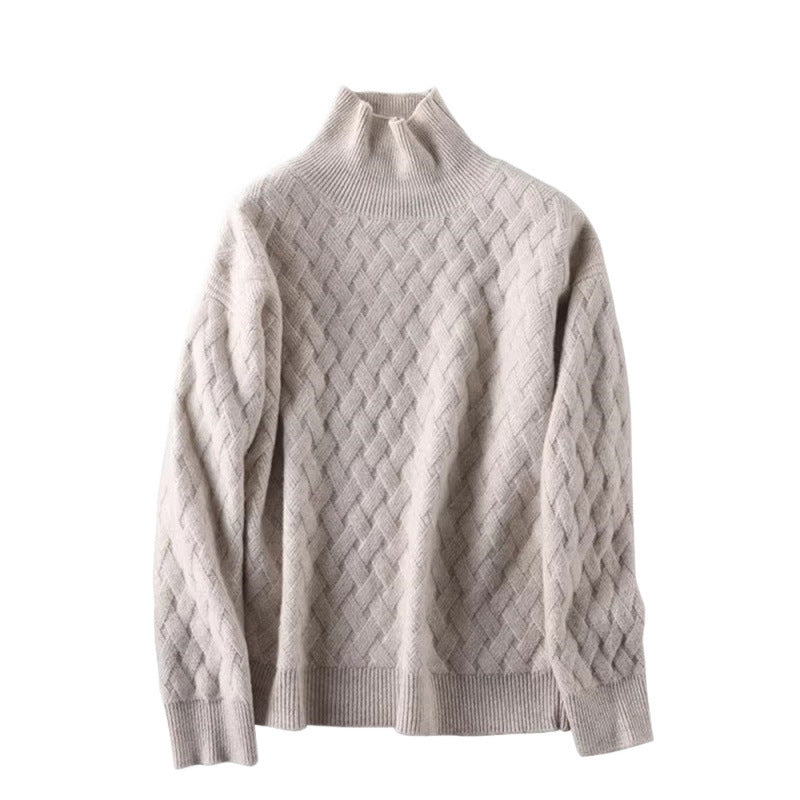 Women's Turtleneck Thread Warm Sweater Knitted Bottoming Shirt My Store