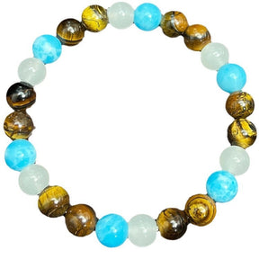 Versatile Tiger Eye Stone Men's Beaded Bracelet My Store