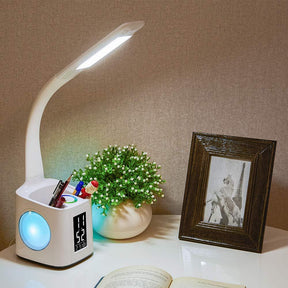 Study LED Desk Lamp USB Charging Port&Screen&Calendar&Colors Night Light Kids Dimmable Table Lamp With Pen Hold My Store