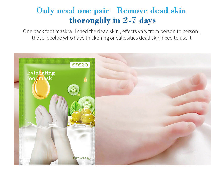 Exfoliating Foot Mask Foot SPA Pedicure Socks Removing Dead Skin Whitening Heels Feet Peeling Anti Cracked Foot Skin Care My Store