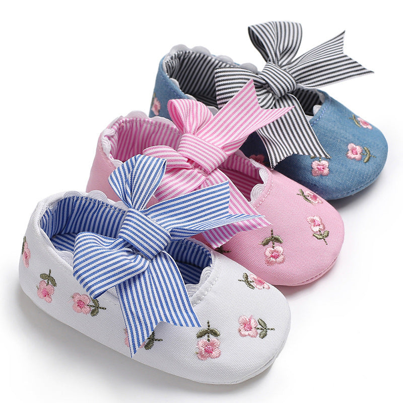 Bowknot Baby Shoes Girl Toddler Anti-Slip Shoe My Store