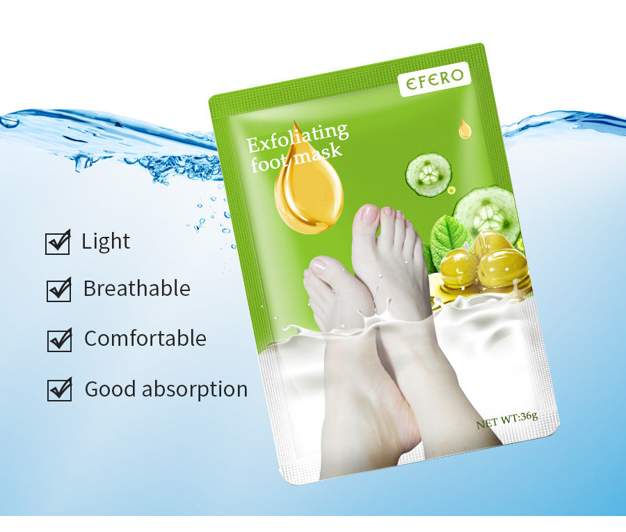 Exfoliating Foot Mask Foot SPA Pedicure Socks Removing Dead Skin Whitening Heels Feet Peeling Anti Cracked Foot Skin Care My Store