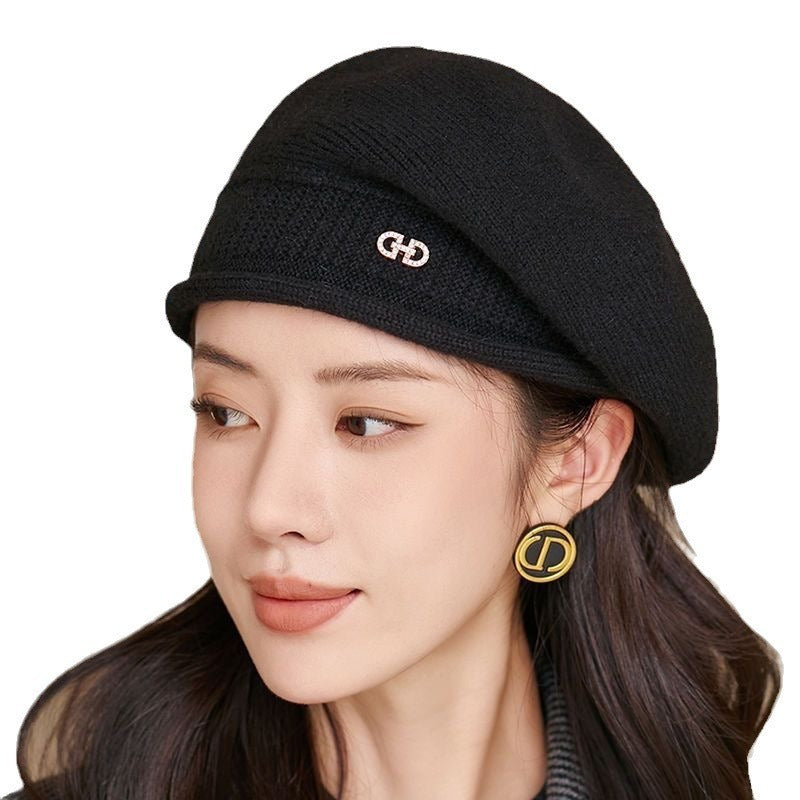 Women's Autumn And Winter Fashionable All-match Wool Knitted Hat My Store