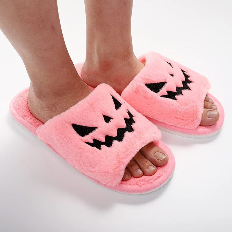 Halloween Shoes Winter Cute Warm Home Slippers Women My Store