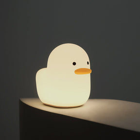 Nordic Cute Lovely Cartoon Dull Duck Led Night Light Silicone USB Charging NightLight Holiday Gifts Kids Room Bedside Bedroom My Store