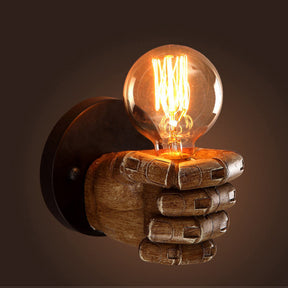 Fist resin wall lamp creates decorative wall lamp My Store