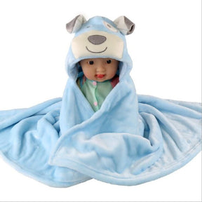 Baby fleece bath towel hooded towels bathrobe My Store