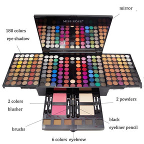 180 Colors Eyes Shadow Blush Set Personalized Piano-shaped Makeup Palette Box My Store