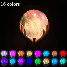 3D Printing Lunar Light Painting Creative Gift Night Light My Store