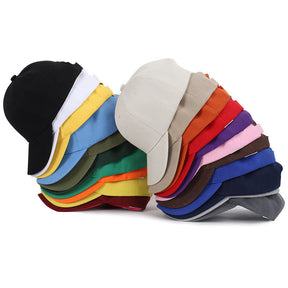 Candy Color Outdoor Casual Solid Color Peaked Baseball Cap My Store