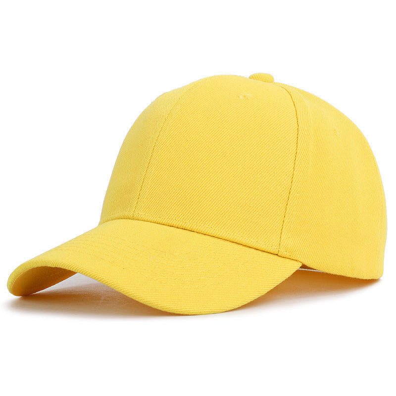 Candy Color Outdoor Casual Solid Color Peaked Baseball Cap My Store