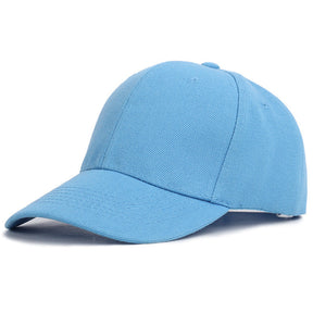 Candy Color Outdoor Casual Solid Color Peaked Baseball Cap My Store