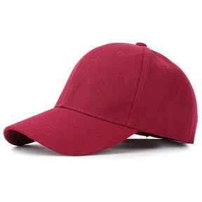 Candy Color Outdoor Casual Solid Color Peaked Baseball Cap My Store