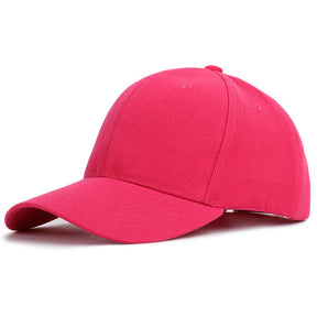 Candy Color Outdoor Casual Solid Color Peaked Baseball Cap My Store