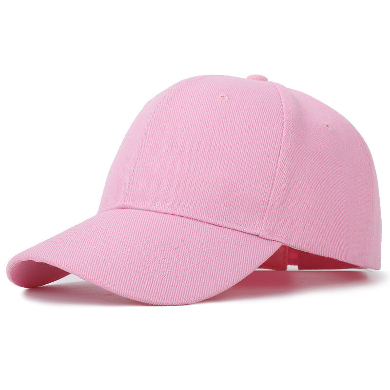 Candy Color Outdoor Casual Solid Color Peaked Baseball Cap My Store