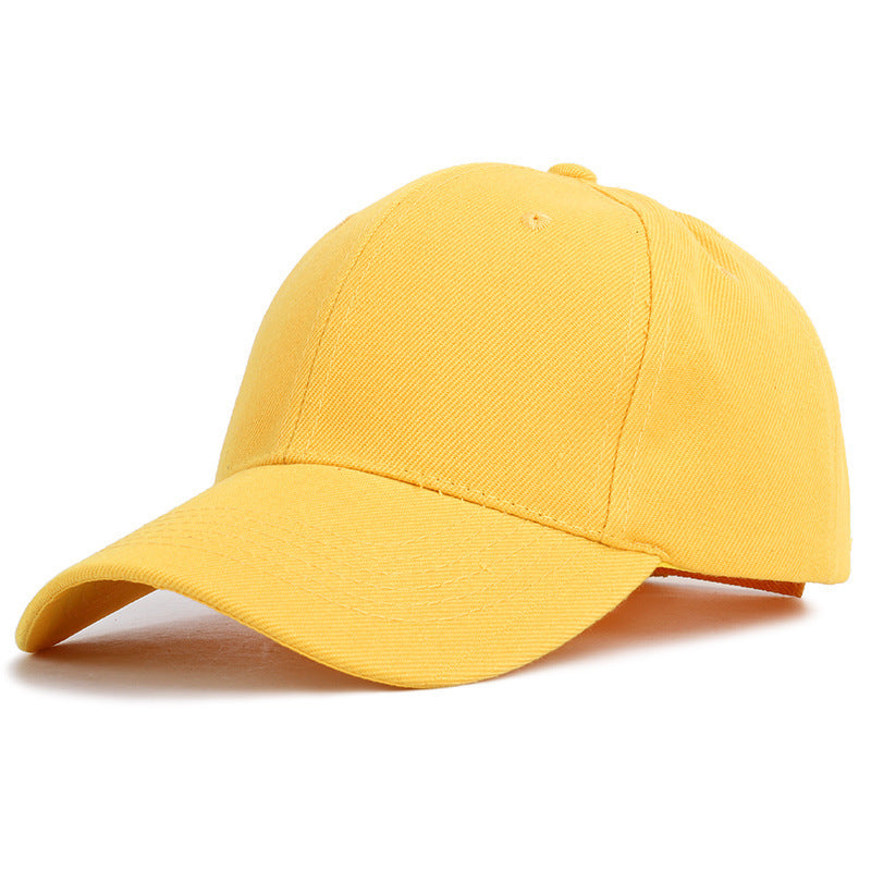 Candy Color Outdoor Casual Solid Color Peaked Baseball Cap My Store