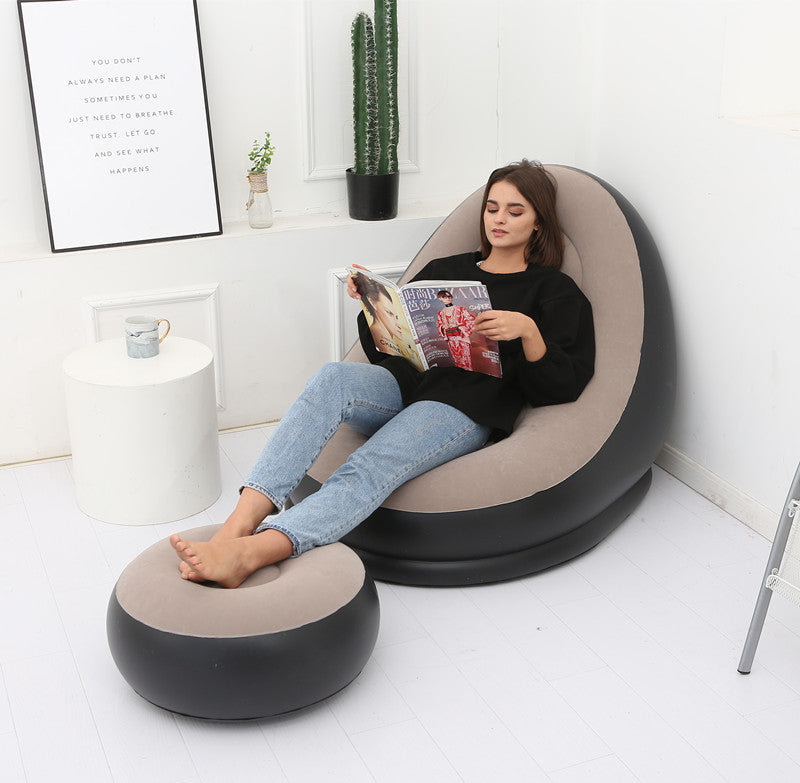 Lazy Bean Bag with Inflatable Folding Sofa My Store