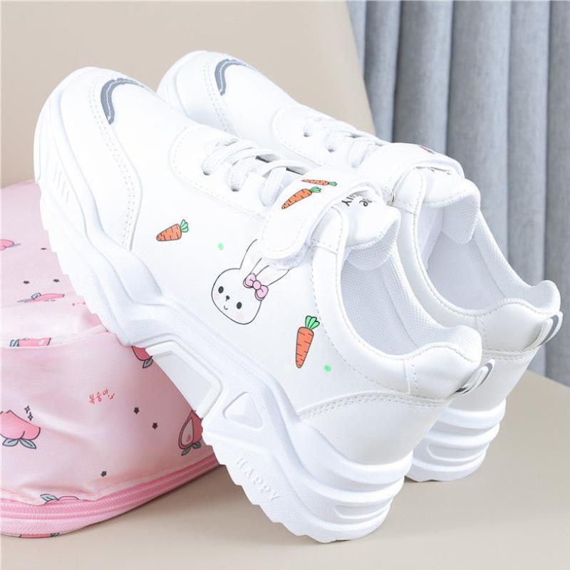 Spring And Autumn Primary School Students Casual All-match Pu Running Shoes My Store