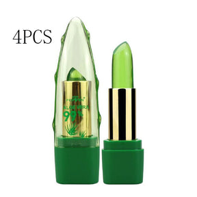 Aloe Vera Gel Color Changing Lipstick Gloss  Moisturizer Anti-drying Desalination Fine-grain Lip Blam Care My Store