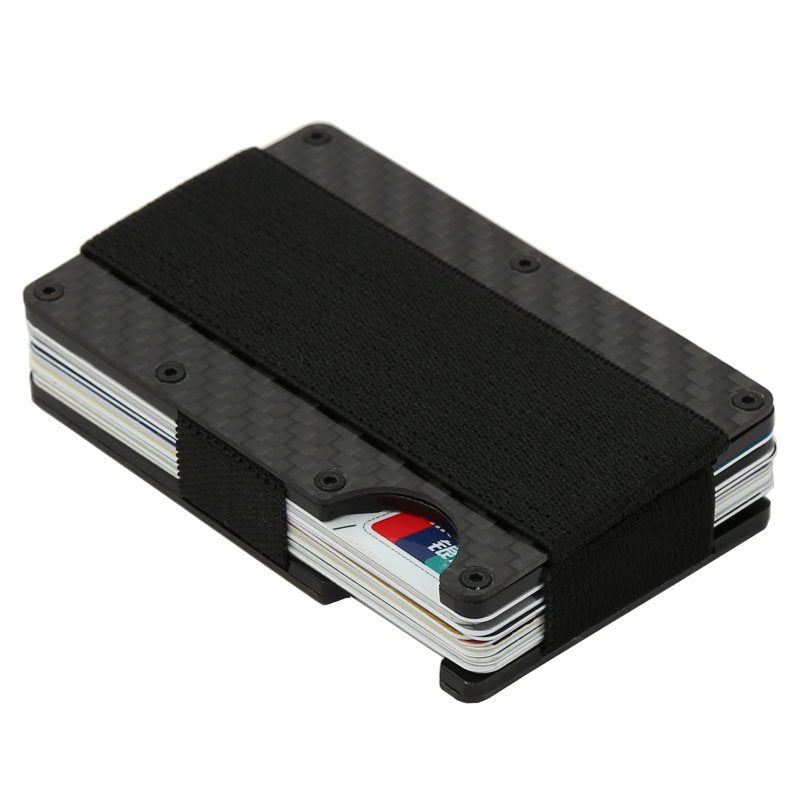 Anti-theft brush anti-scanning metal wallet My Store