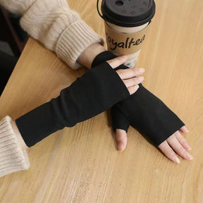 Thermal Gloves Women's Self-heating Dralon Fingerless Gloves My Store