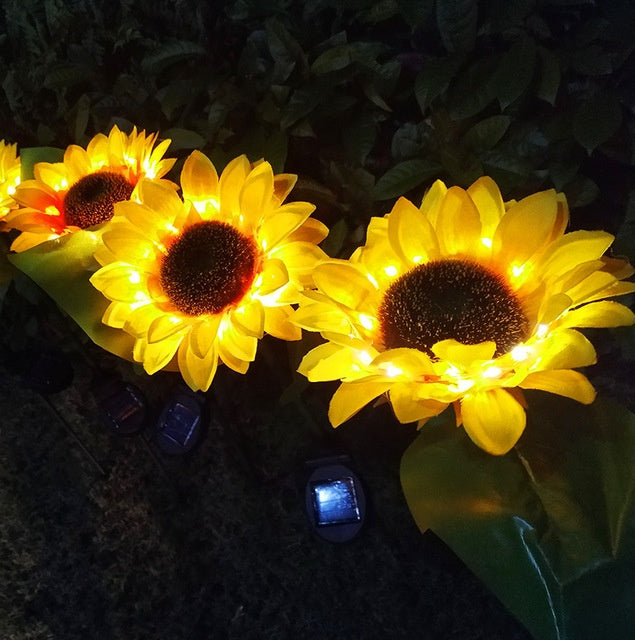 LED Solar Sunflower Lamps Solar Light Decorative Lights My Store