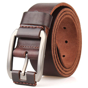 One Layer Single First Cowhide Men's Leather Belt Casual Pidai Pin Buckle My Store