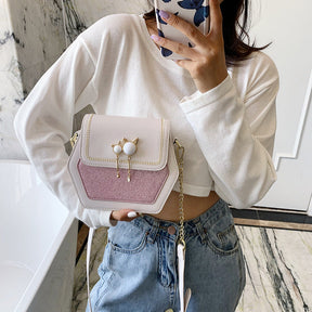 Trendy Korean style wild one-shoulder messenger My Store