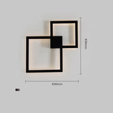 Modern Creative Geometric Square Aisle Wall Decoration Lamps My Store