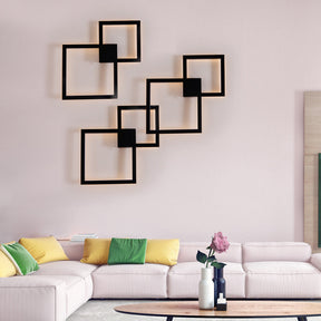 Modern Creative Geometric Square Aisle Wall Decoration Lamps My Store