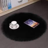 Hair Plush Carpet Floor Mats Household Floor Mats  Wool Round Bedroom Carpets My Store