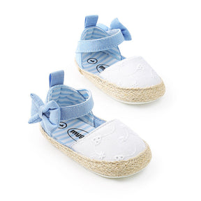 Baby Shoes Bowknot Breathable Baby Shoes Velcro My Store