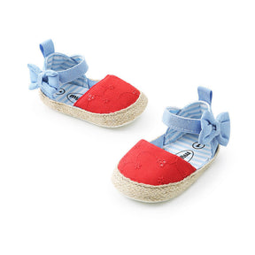 Baby Shoes Bowknot Breathable Baby Shoes Velcro My Store