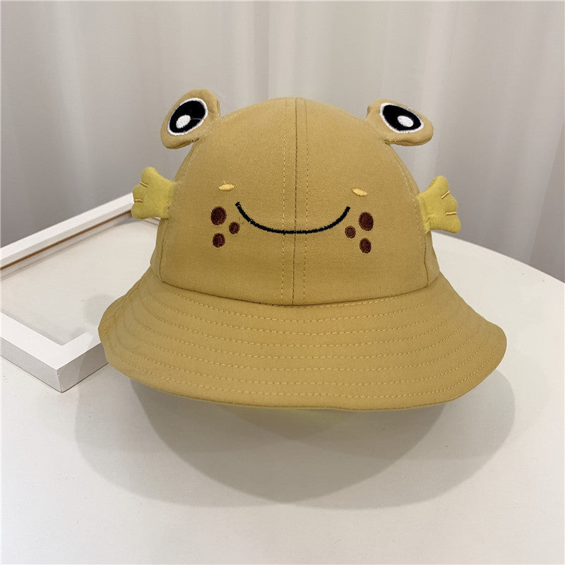 New Products Kitten And Frog Sun Hat Small Pot Hat Baby Hat My Store