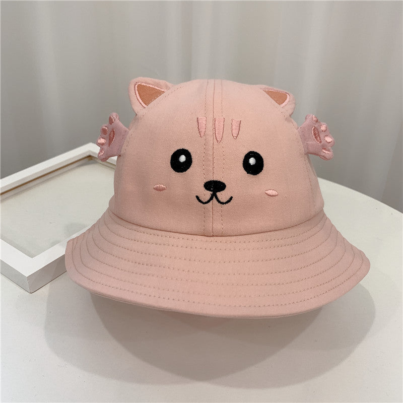 New Products Kitten And Frog Sun Hat Small Pot Hat Baby Hat My Store